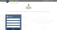 Desktop Screenshot of hotelabando.com